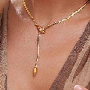 Collar Serpiente Dorado